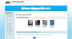 Desktop Screenshot of centralhighschoolalumni.com