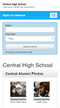 Mobile Screenshot of centralhighschoolalumni.com